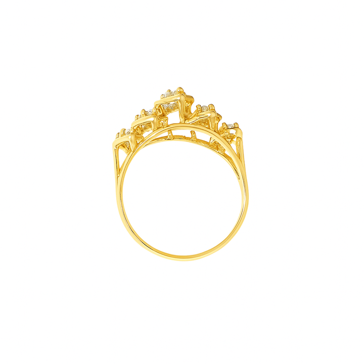 Marquise Diamond Band 14K Yellow Gold 1.20CTW
