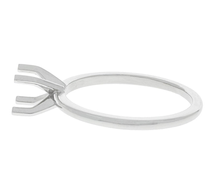Solitaire Ring Setting 14K White Gold