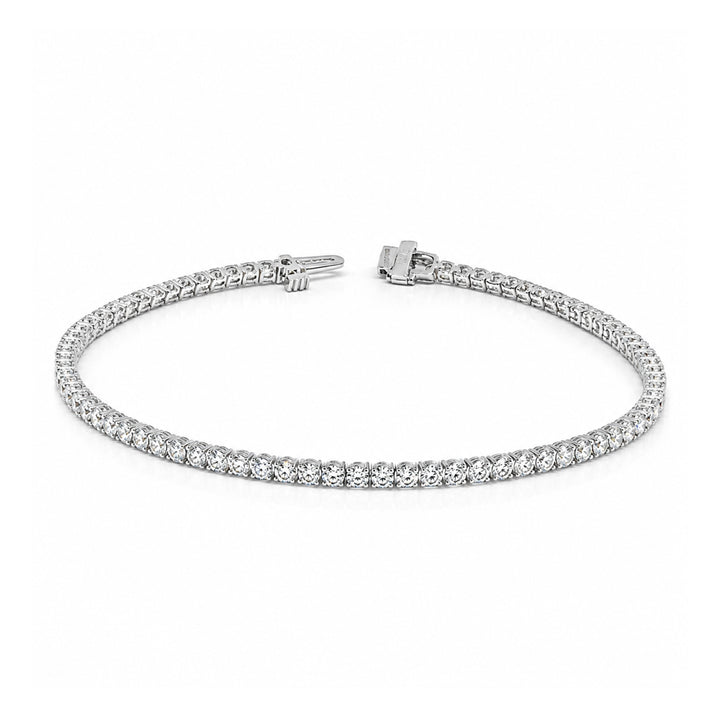 Diamond Tennis Bracelet 14K White Gold 2.02CTW