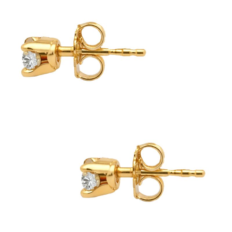 Everyday Diamond Studs 14K Yellow Gold .52CTW