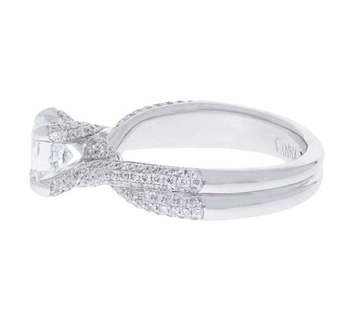 Vanna K Twisted Engagement Ring 18K White Gold