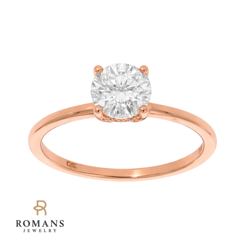 Covenant Hidden Halo Setting 14K Gold