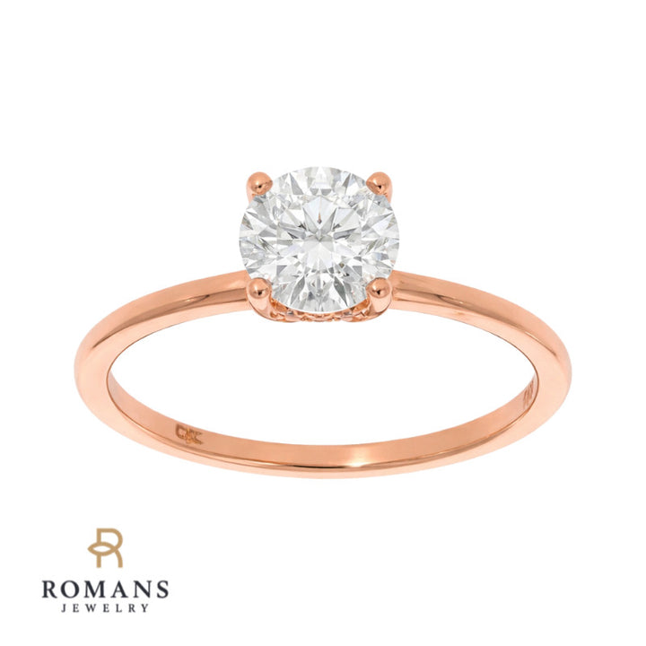 Covenant Hidden Halo Setting 14K Gold
