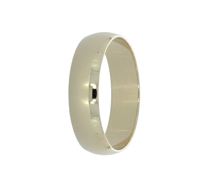 Wedding Band Half Round 10K Yellow Gold