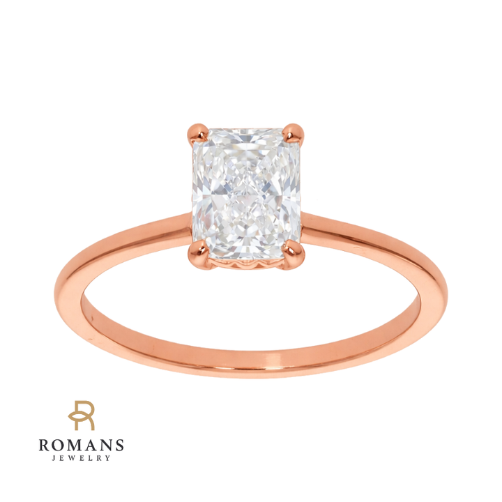 Covenant Hidden Halo Setting 14K Gold