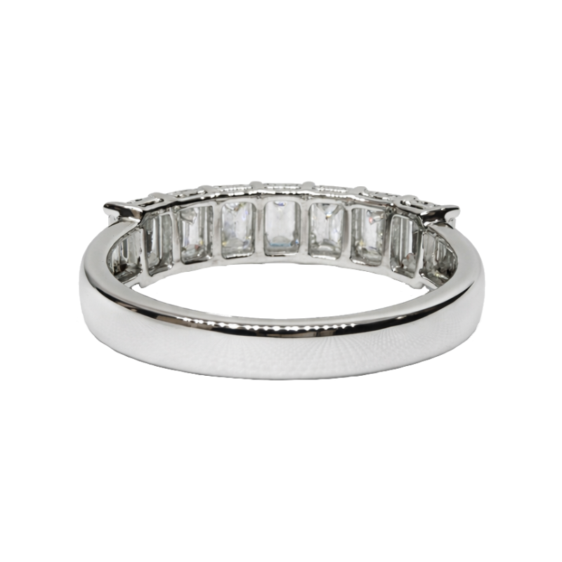 Elara Emerald Lab Diamond Band 2.78CTW 14K White Gold