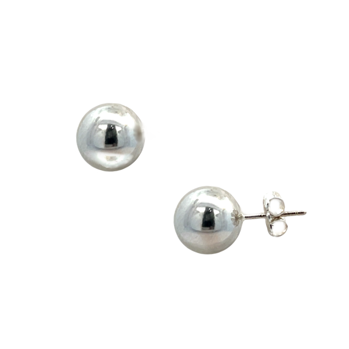 Tiffany & Co. Bead Ball Earrings Sterling Silver