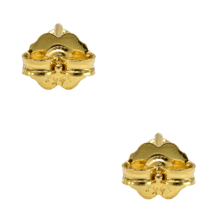 Martini Diamond Stud Earrings 0.36CTW 14K Yellow Gold