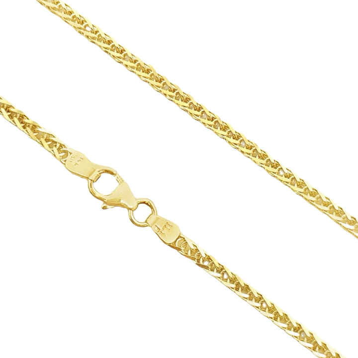 Foxtail Chain 25 1/2" 2.5mm 14K Yellow Gold