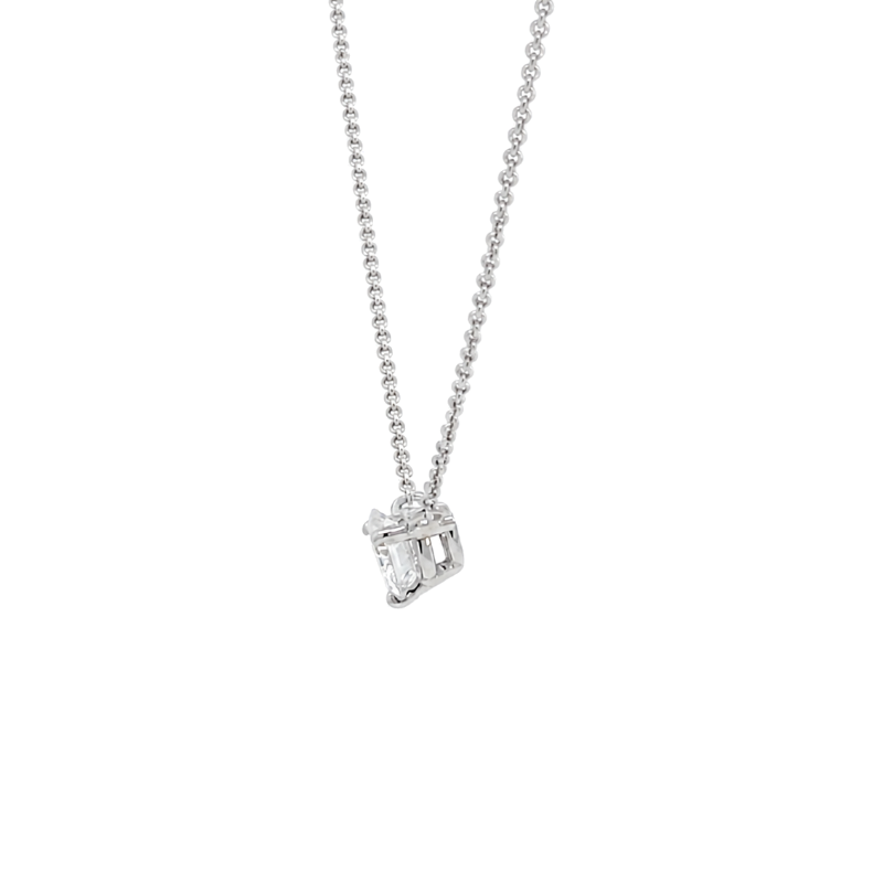 Diamond Floating Necklace 0.25CT 14K White Gold
