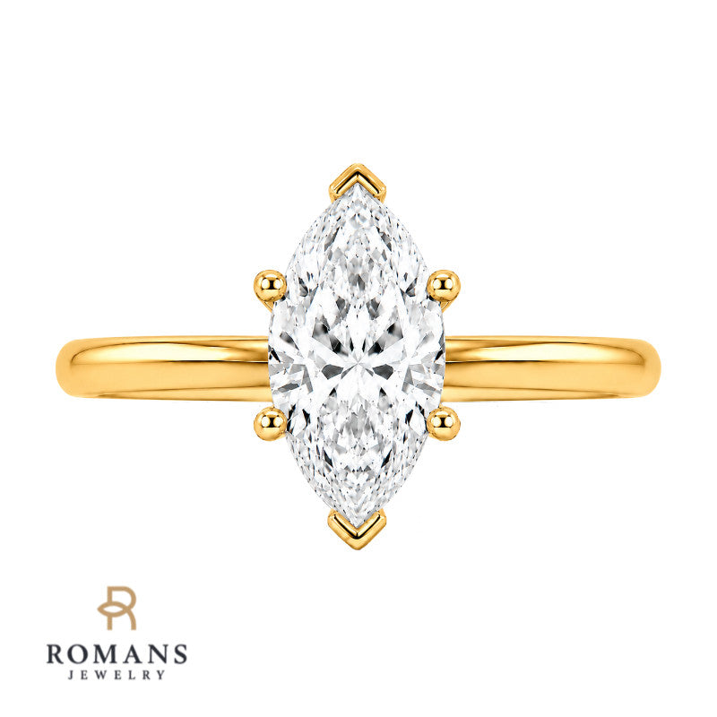 Verity Classic Bubble-Prong Engagement Solitaire Setting