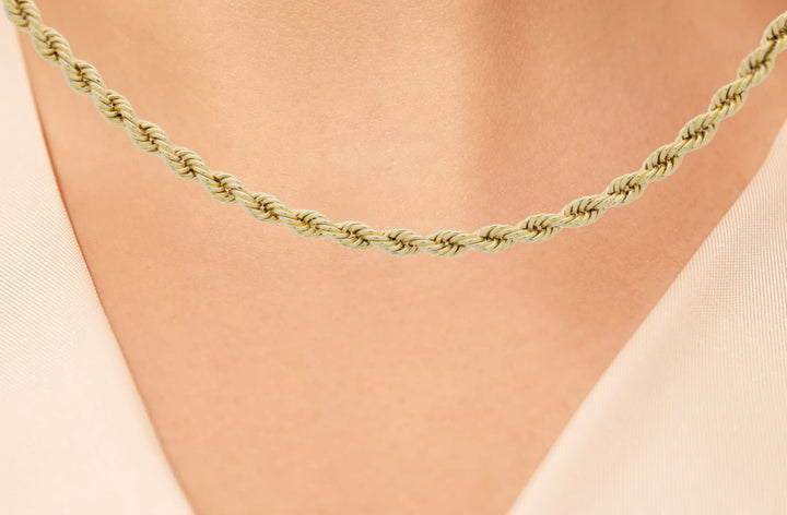 Rope Chain 14K Yellow Gold 19.75"