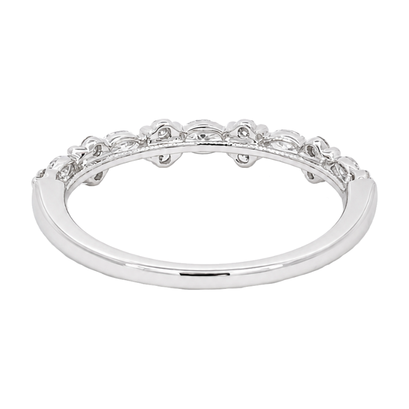 Diamond Mixed Shape Band 14K White Gold .53CTW