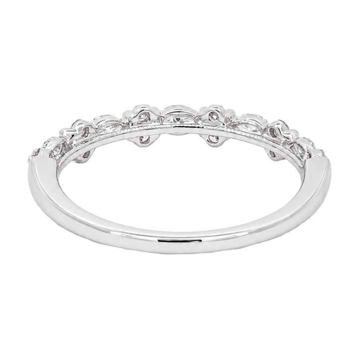Diamond Mixed Shape Band 14K White Gold .53CTW