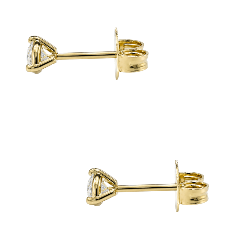 Martini Diamond Stud Earrings 0.33CTW